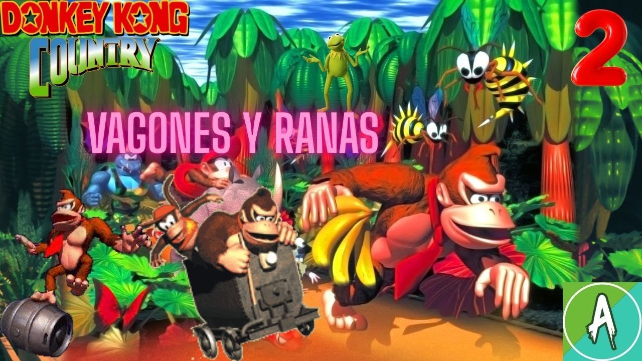 VAGONES, RANAS y mas DK COUNTRY pura NOSTALGIA
