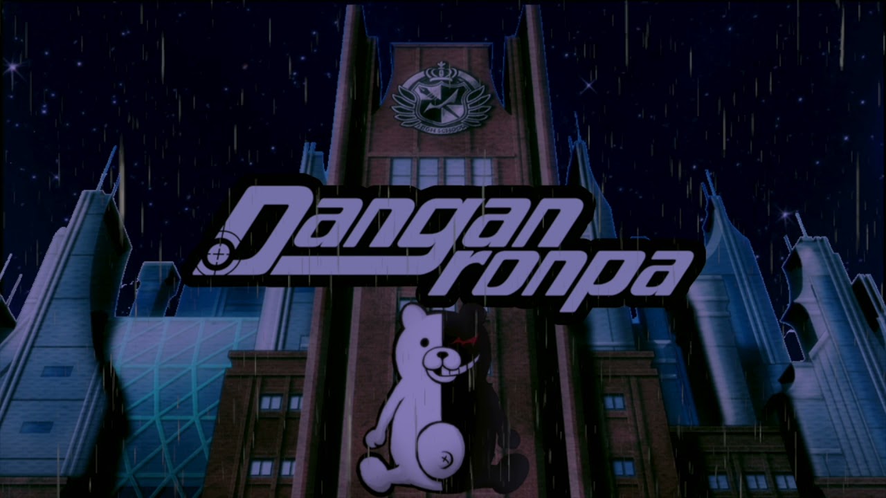 Danganronpa Relaxing Music With Rainstorm Sounds