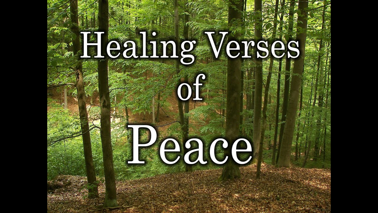 50 Healing Verses of Peace for anxiety and fear