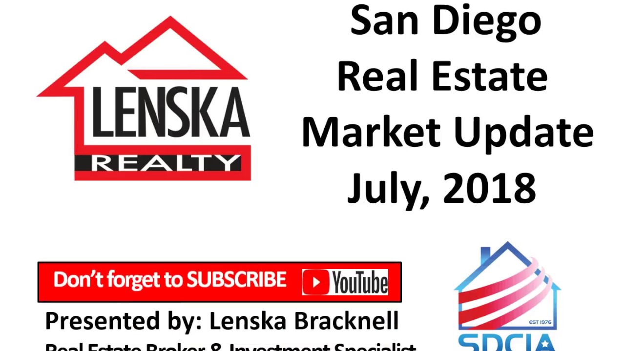 San Diego Real Estate Market Update July 2018- In depth facts you won't find anywhere else!