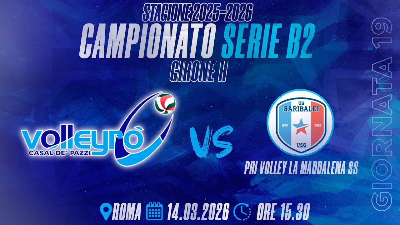 Serie B2 - Volleyrò vs US Garibaldi La Maddalena