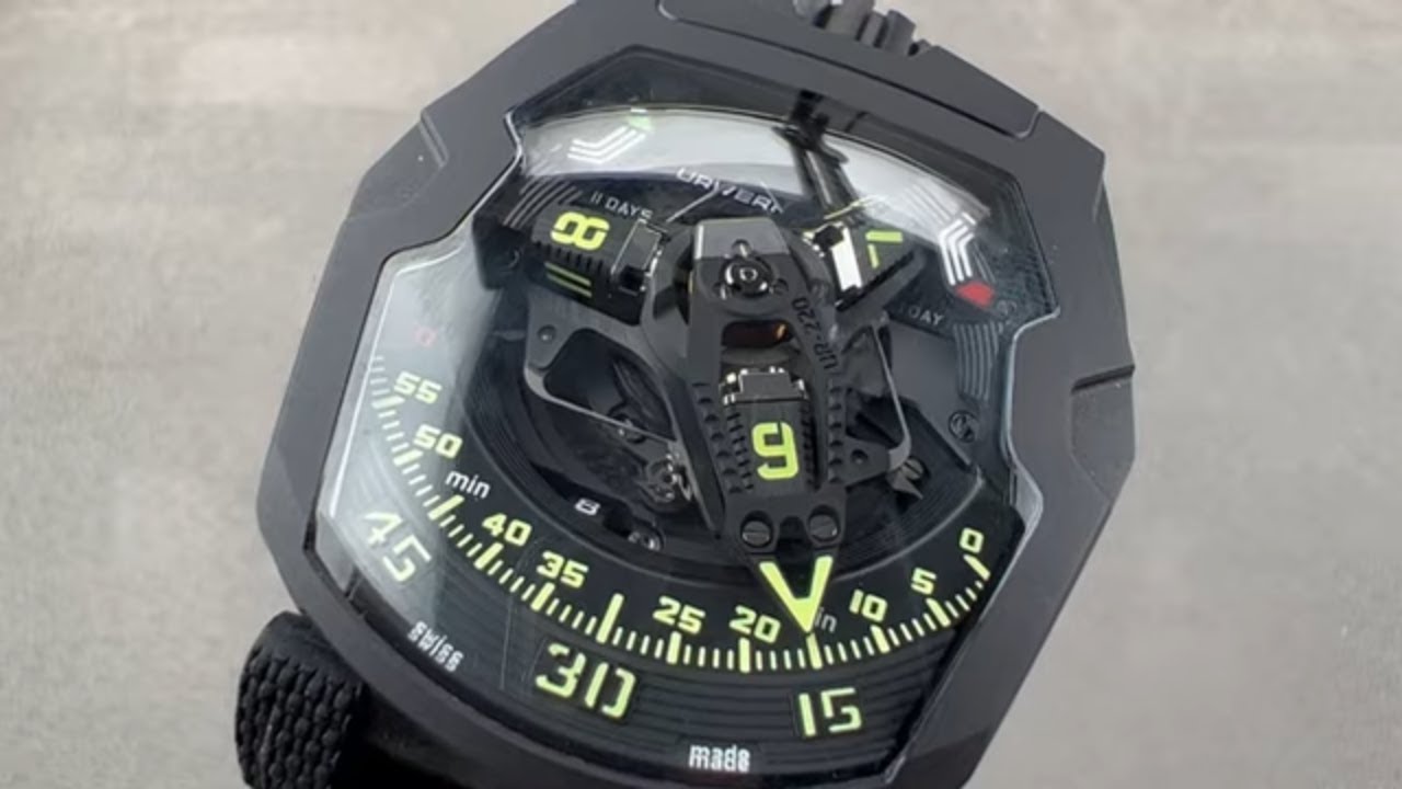 Urwerk UR-220 All Black Urwerk Watch Review