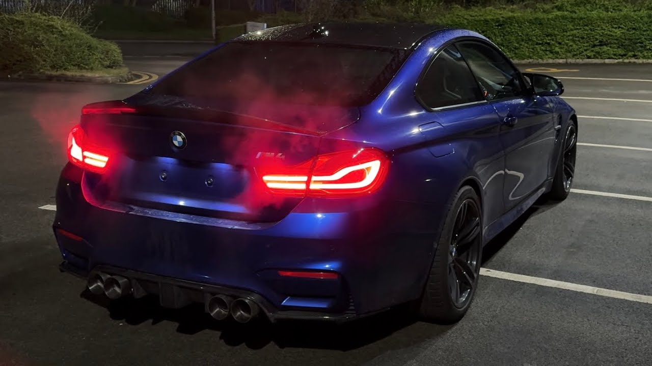 POV SLIDING A 600HP BMW M4 IN THE RAIN