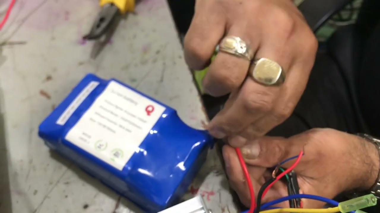 ensinando ligar módulo controlador de patinete