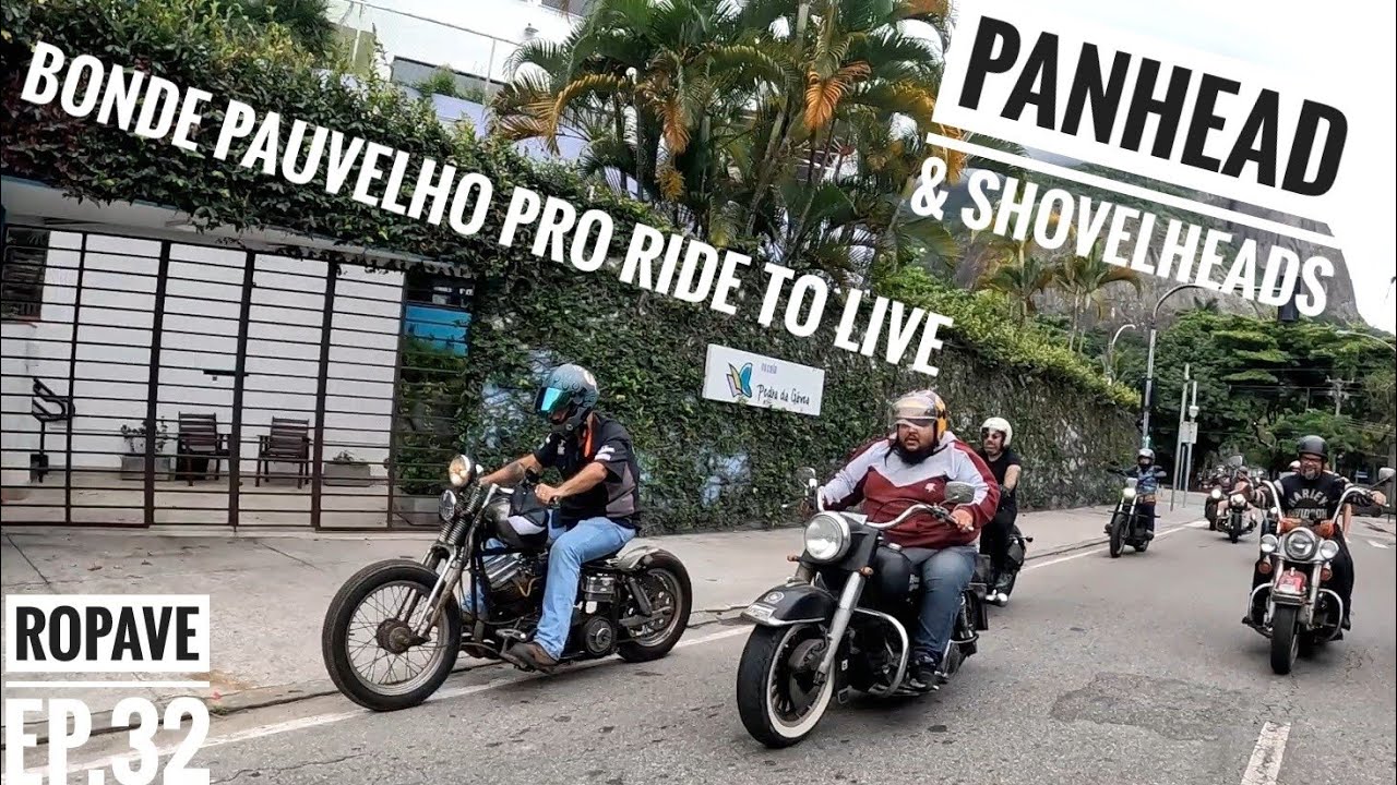 Bonde HARLEYS ANTIGAS indo para o RIDE TO LIVE *Esquenta TTGarage*
