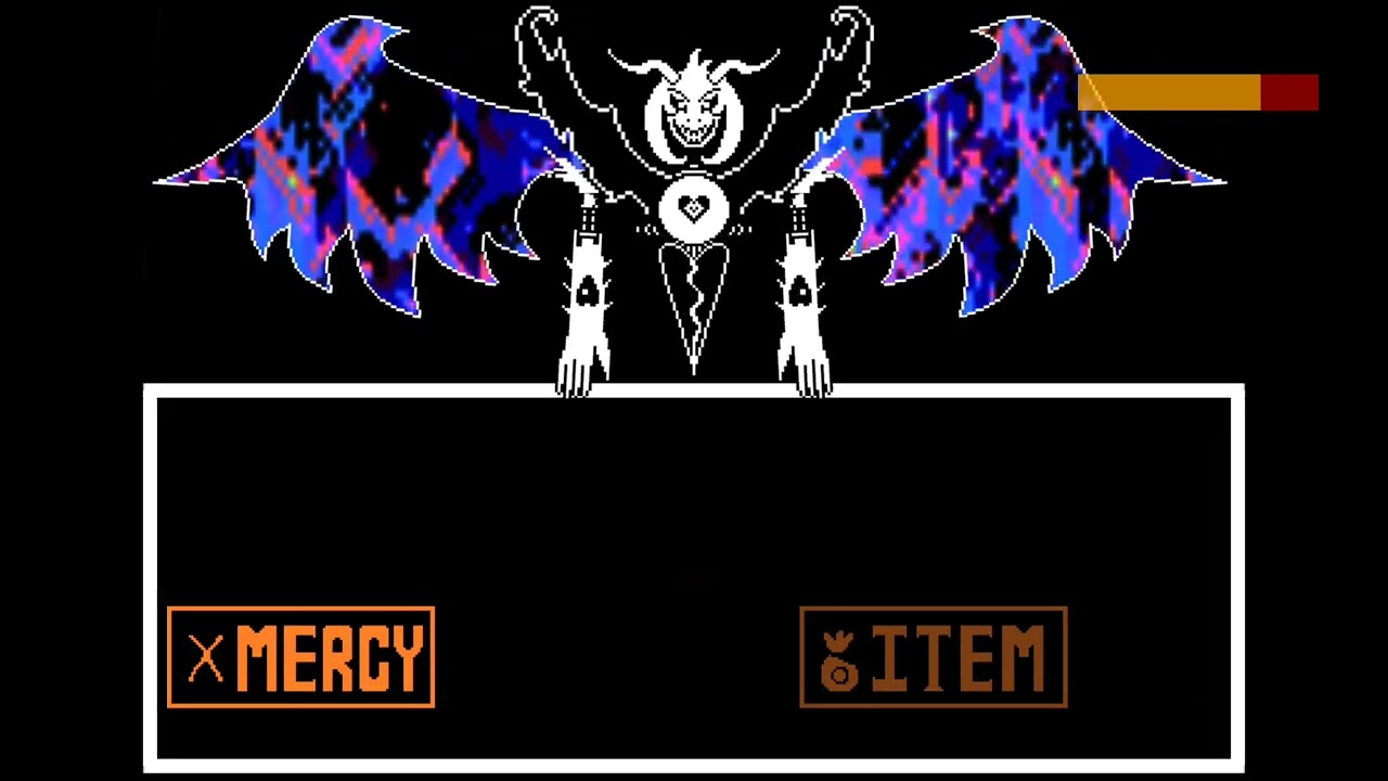 Tratando de pasarme a los 3 jefes de cada ruta de undertale (sale mal)