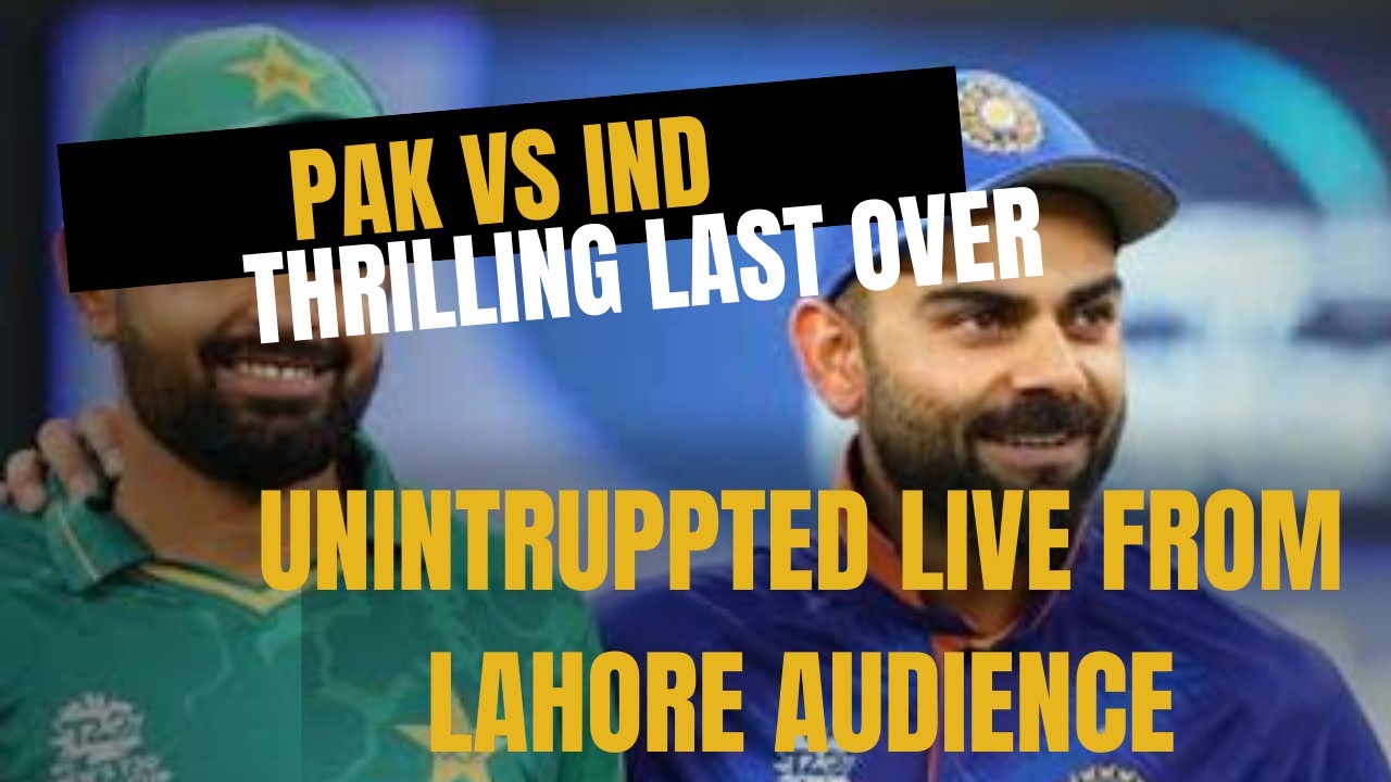 India vs Pak|Uninterrupted last over|screening |T20 world Cup 2022