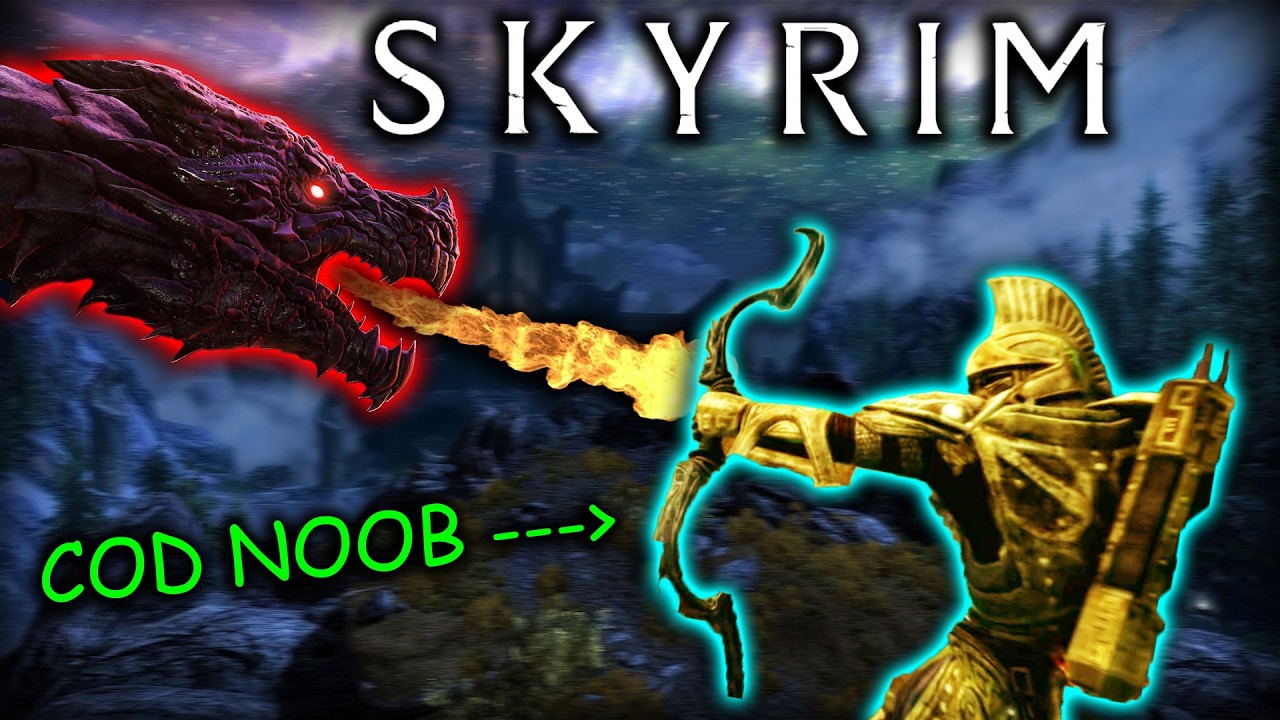 SKYRIM FOR THE FIRST TIME?! (ITS AMAZING)