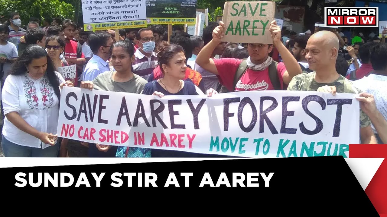 Massive Protests Erupt As Environmental Activists Gather Against The Aarey Car Shed
