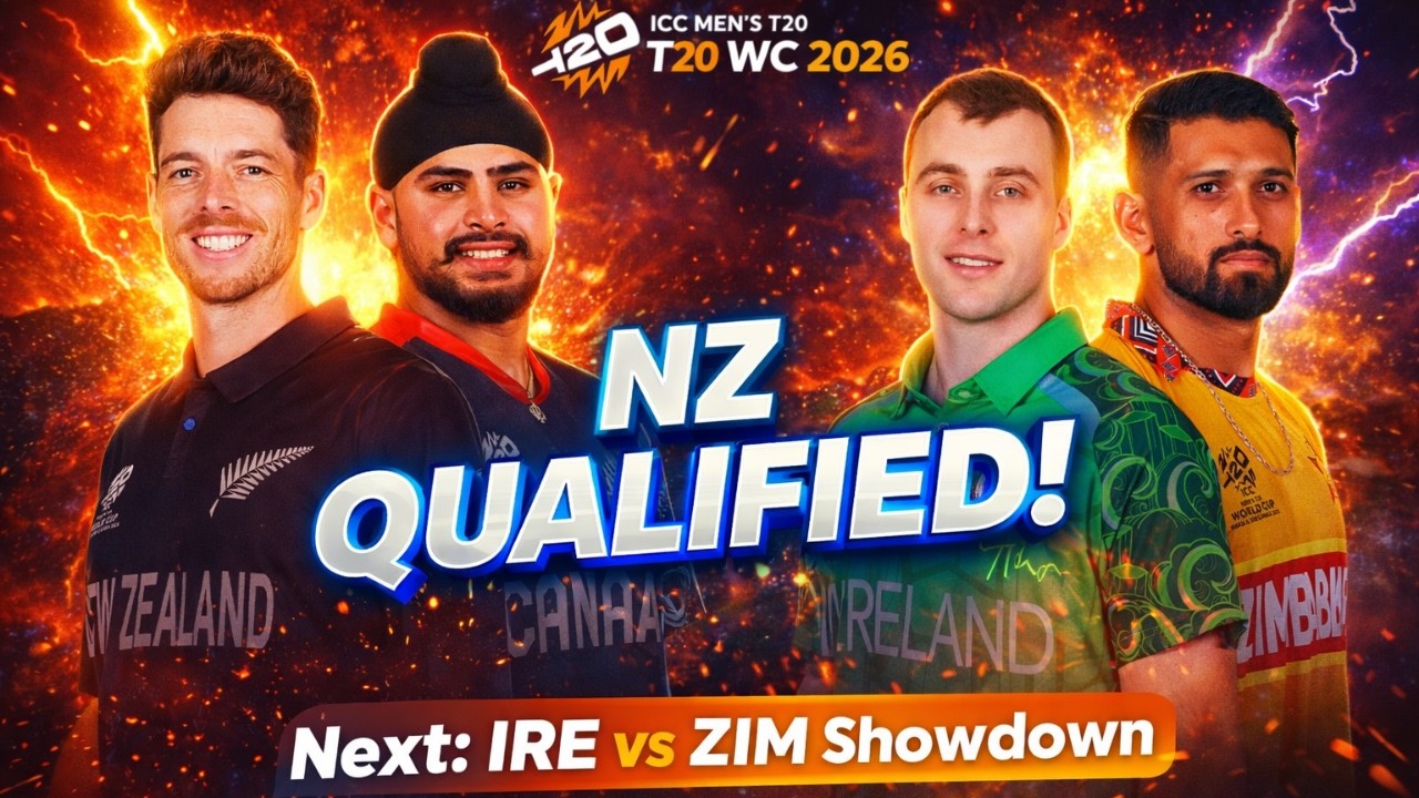 NZ Secures Spot! Who Will Win IRE vs ZIM? | T20 World Cup 2026 Preview