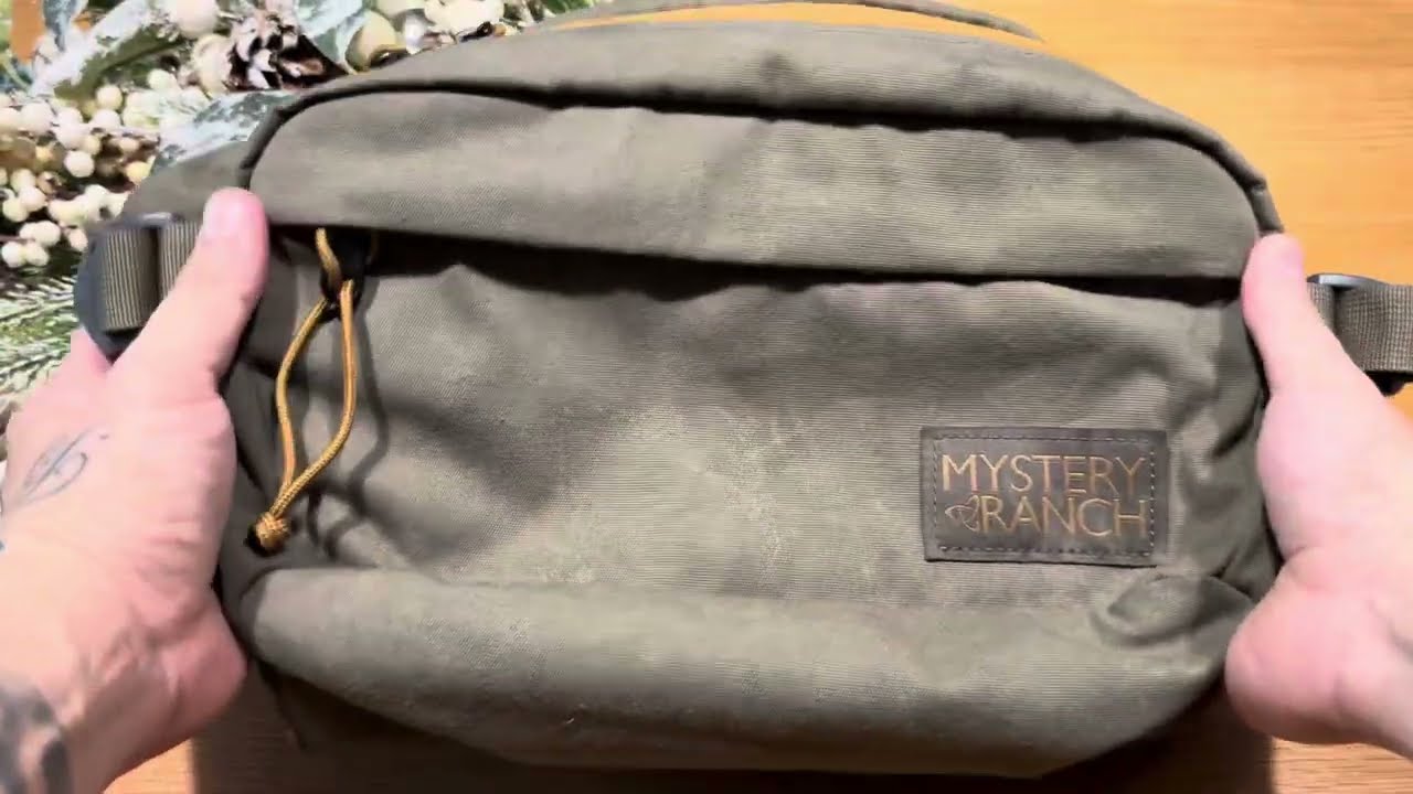 Mystery Ranch 6.3L Full Moon wood waxed waist pack | silent walkthrough