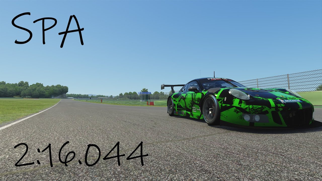 Assetto Corsa Porsche 911 GT3 R 2016 SPA 2:16.044 + Setup