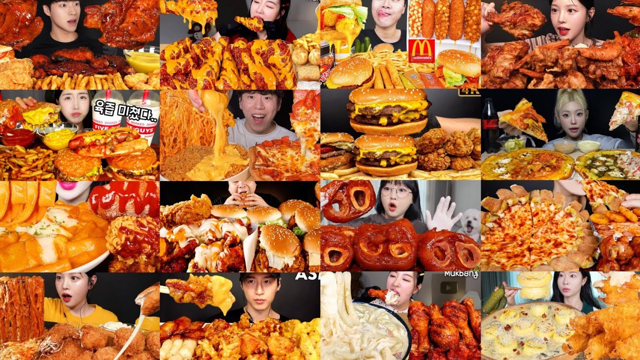 2× SPEED EATING SOUND | KOREAN MUKBANG COMPILATION | ASMR MUKBANG | SPICY FOOD | MUKBANG FAST FOOD