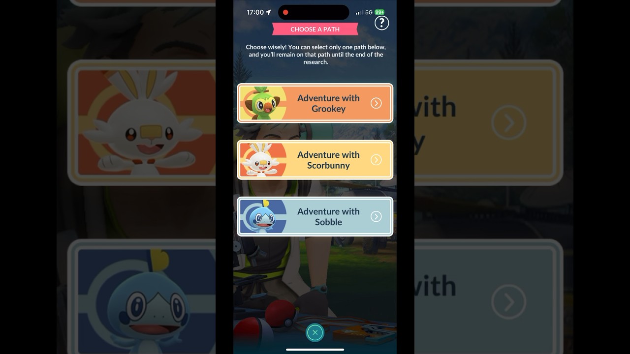 Pok&eacute;mon Starter gen 8 (Galar) debut in Pok&eacute;mon Go!!! #pokemon #pokemongo