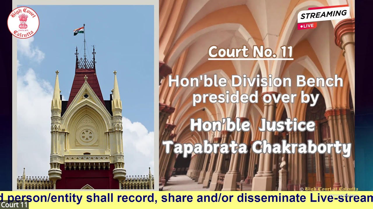 18 February 2026 | Court No. 11 | Live Streaming of the Court proceedings.
