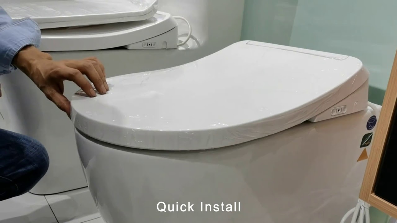 how to install a smart bidet toilet seat