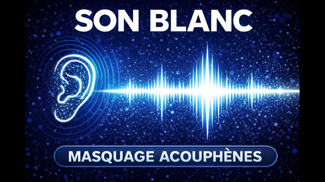 Son Blanc 8000 Hz – Masquage des Acouphènes | Bruit Constant & Apaisant