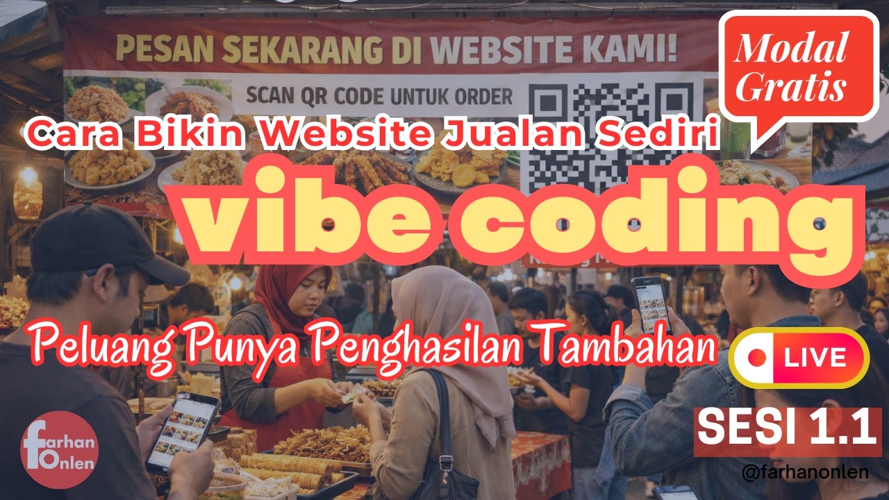 Live - Ng-Vibe Coding Bulan Puasa Sesi 1.1 : Membuat Website Jualan