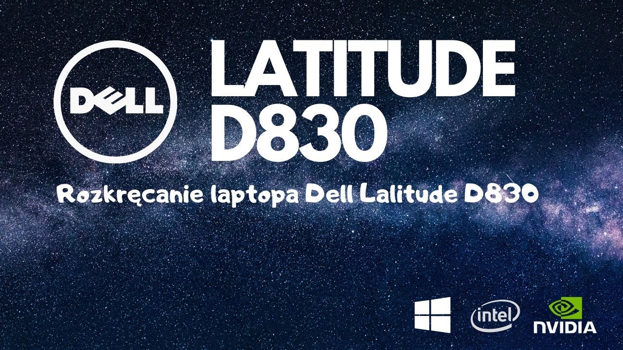 🔴Jak rozkręcić Della Latitude D830❓ + DROBNE CZYSZCZENIE