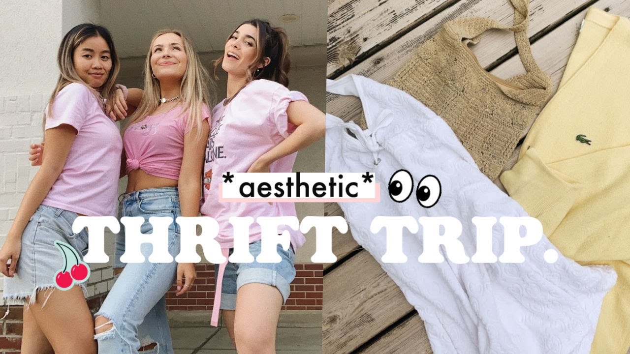 THRIFT WITH US | + an aesthetic thrift haul
