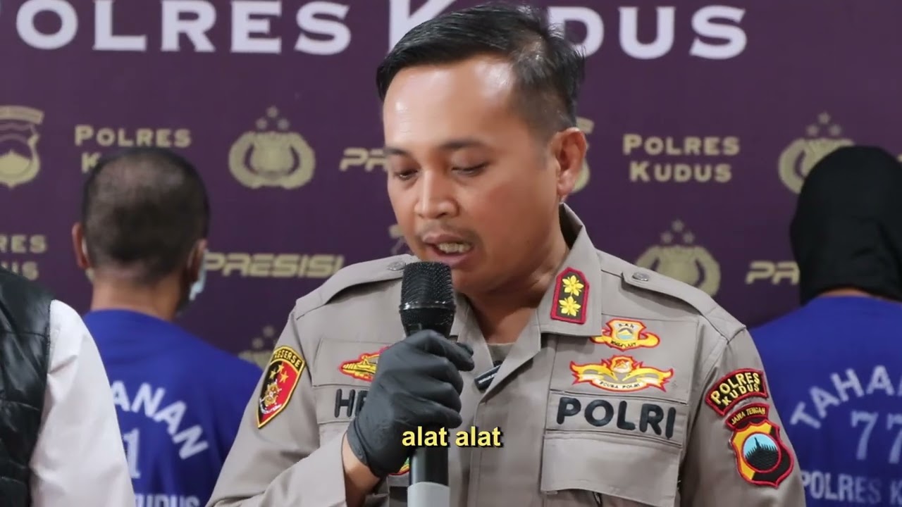 Konferensi Pers Polres Kudus 2 Juni 2025