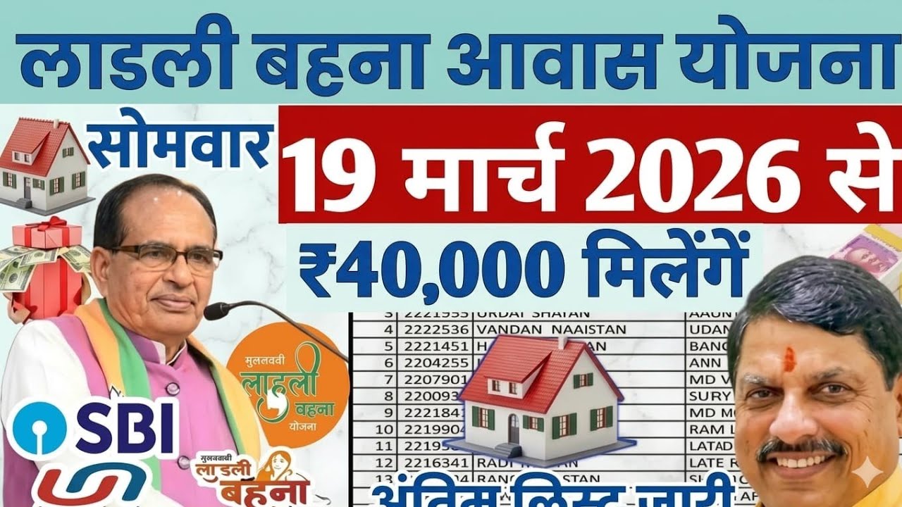 Ladli Behna Awas Yojana installment of 1,40,000 released on this day | Good news for Ladli sister...