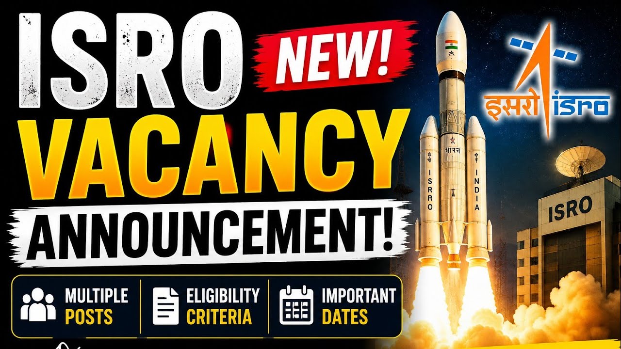 ISRO Assistant/UDC/Junior Personal Assistant/Stenographer vacancy OUT📢