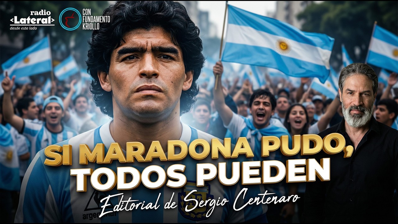 SERGIO CENTENARO: SI MARADONA PUDO, TODOS PUEDEN | RADIOLATERAL |🧉#ConFundamentoKriollo | 06/03/2026
