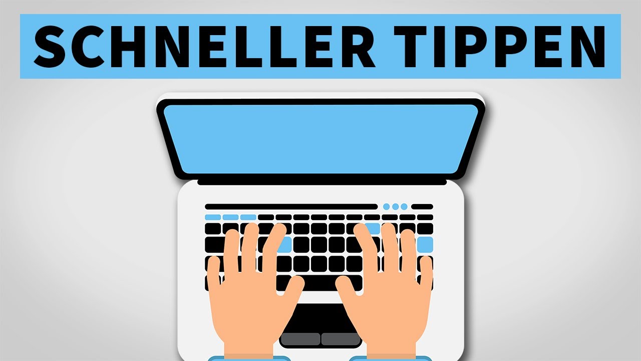 Schneller & effizienter am Pc tippen lernen mit dem 10 Finger System