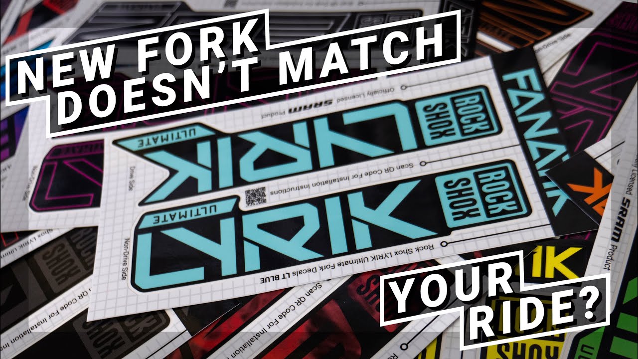 Installing Your New RockShox Fork Decals