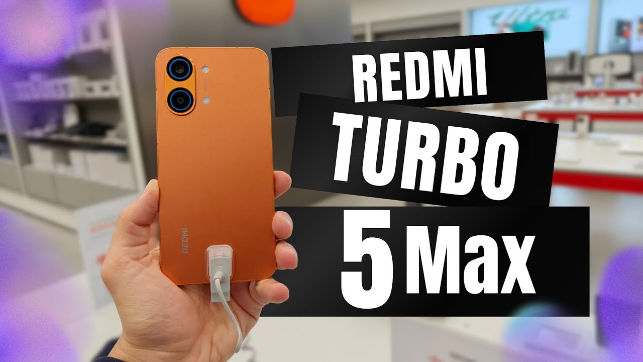 Смартфон Power bank Redmi Turbo 5 MAX на 9000 мАч