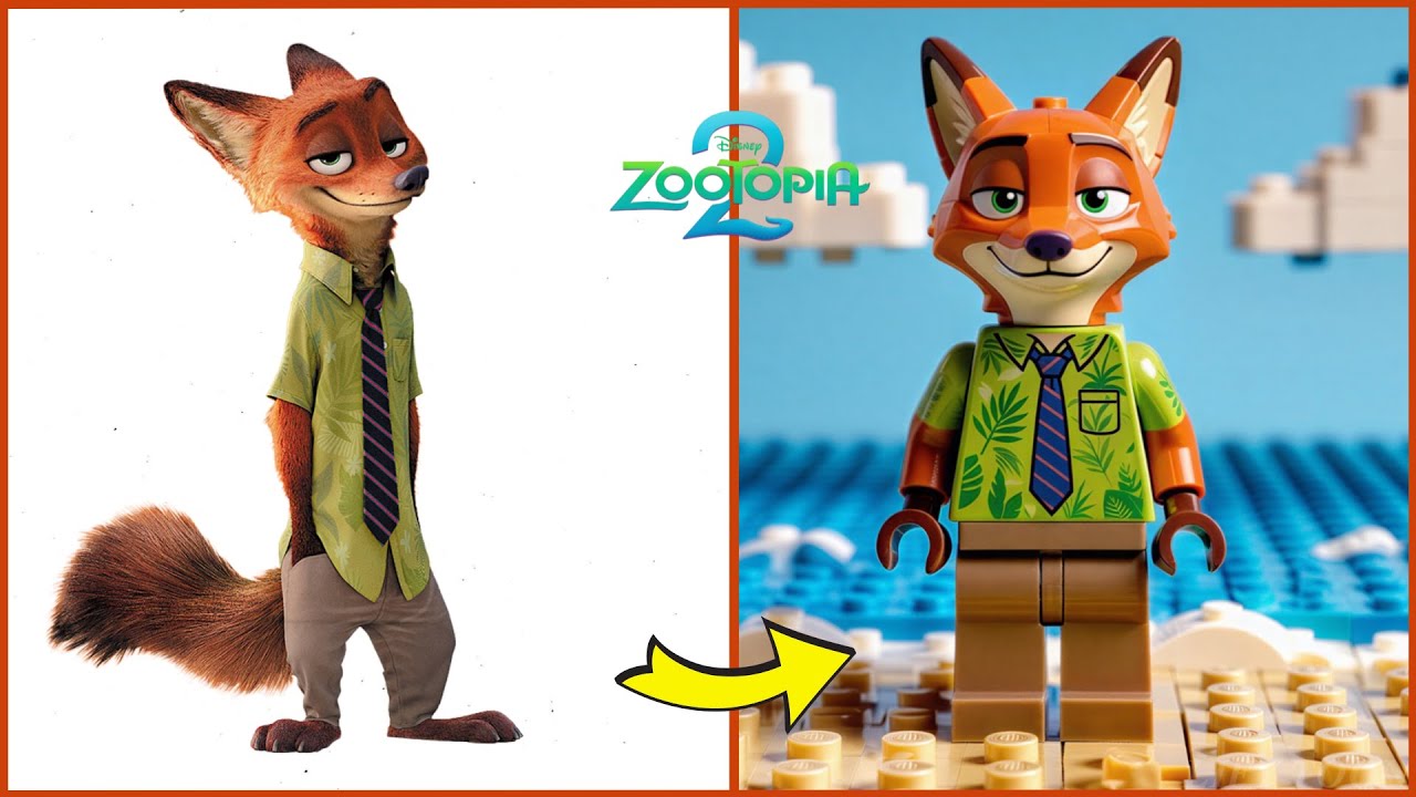 How Zootopia 2 Movie Characters Looks As Lego!