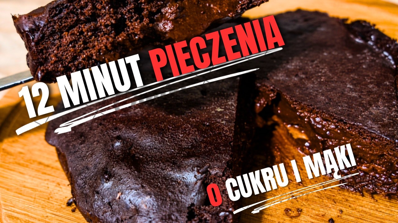LOW CARB BROWNIE Kremowe w środku! Bez mąki i cukru