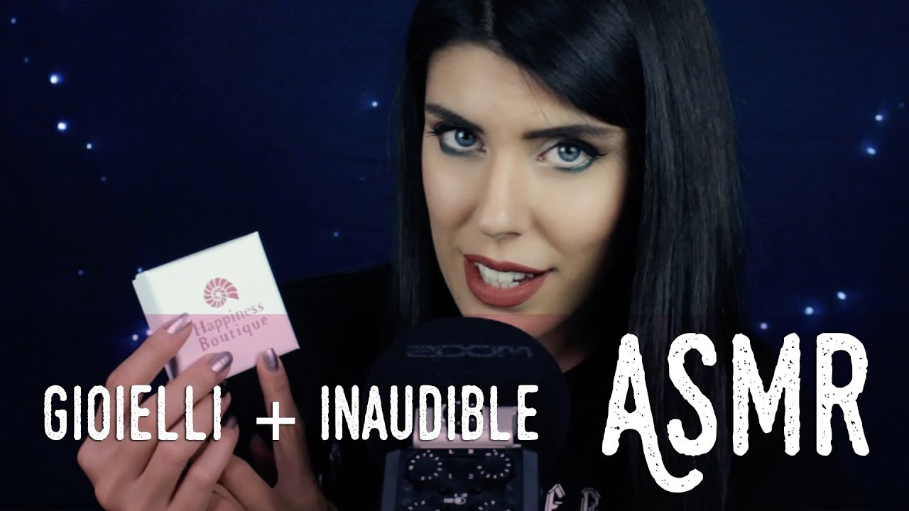 ASMR ita - 💎 HAPPINESS BOUTIQUE + Lettura INAUDIBLE 📖