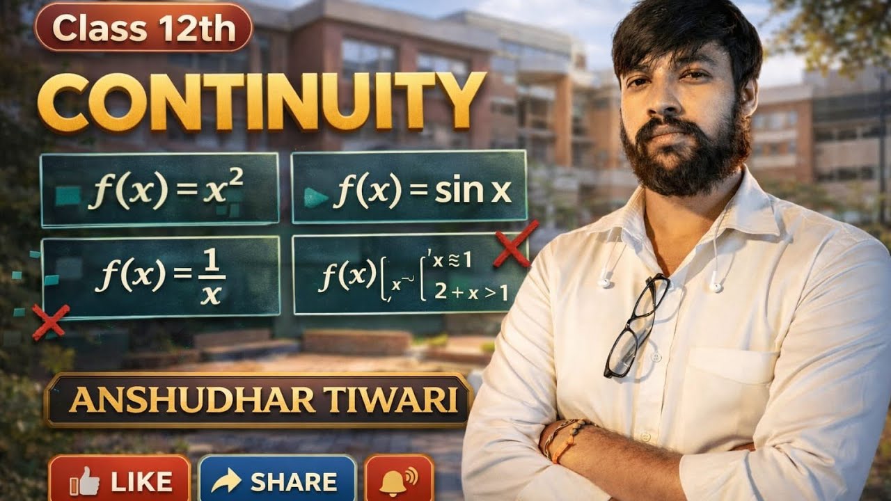 Class 12 Maths Revision 🔥 [CONTINUITY] |LIMIT ONE-SHOT | Board Exam 2026 | #education #maths #2026
