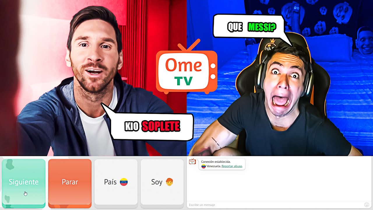 ME ECONTR&Eacute; A MESSI EN OME TV 😱