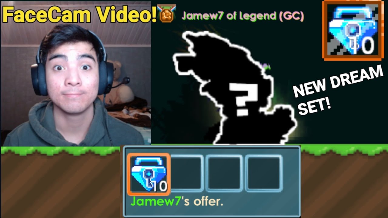 Buying My Dream Set In Growtopia! (With 10 Blue Gem Lock) + NEW DREAM SET! - Growtopia