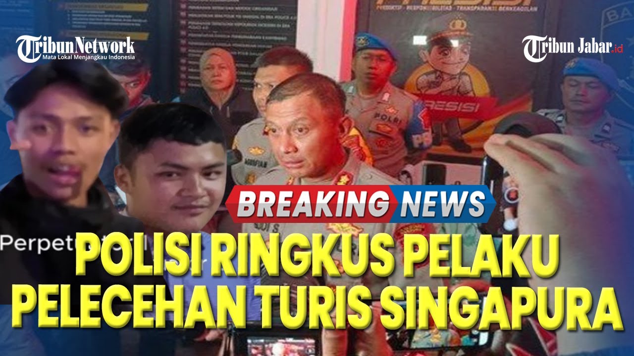 BREAKING NEWS !!! Polisi Ringkus Pelaku Pelecehan Seksual Turis Singapura di Jalan Braga