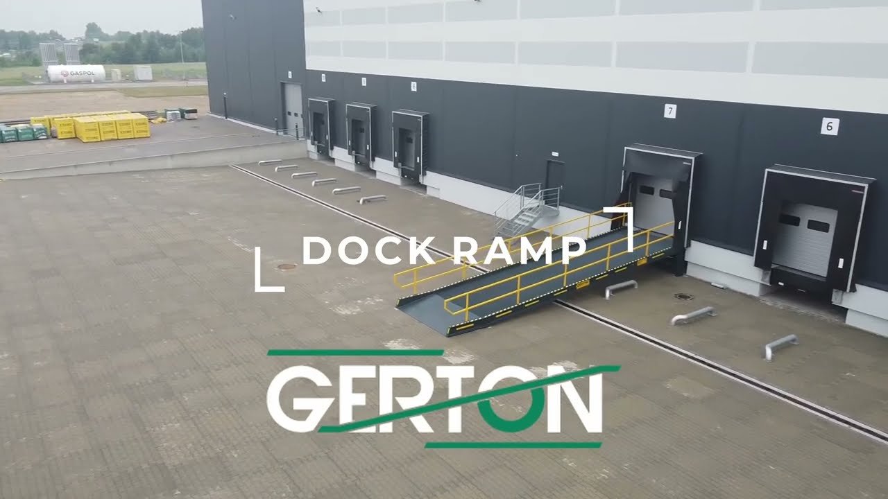 GERTON DOCK RAMP / VERLADERAMPE / AUFFAHRRAMPE / RAMPA DOKOWA STACJONARNA