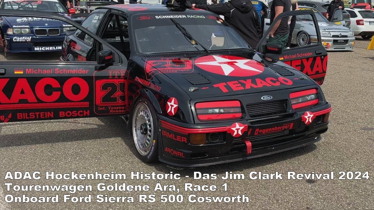 Onboard DTM Ford Sierra RS 500 Cosworth Tourenwagen Golden Ära Race 1 ADAC Hockenheim Historic 2024
