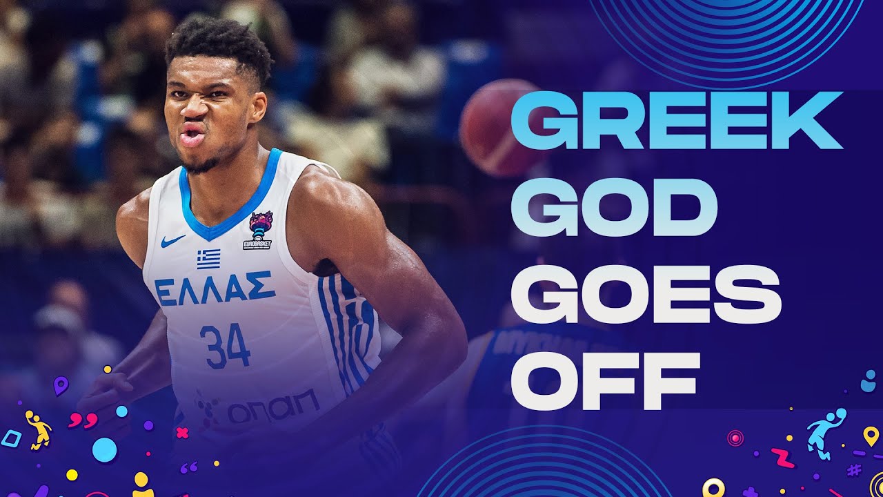 Giannis ANTETOKOUNMPO 🇬🇷 | 41 PTS / 9 REB / 2 AST | Full Highlights vs. Ukraine