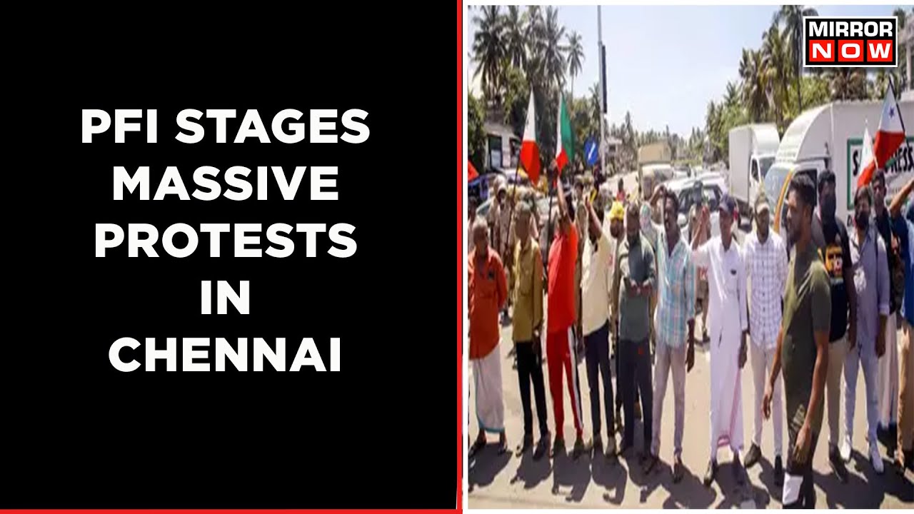 Massive PFI Supporters Protest In Chennai | Hundreds Of Workers Hold Demonstrations | English News