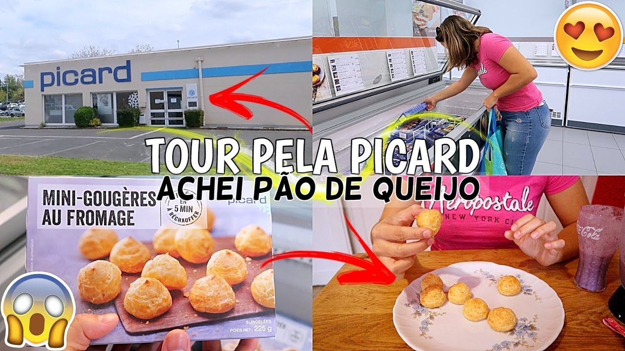 TOUR PELA PICARD (a melhor loja de congelados da França) + ACHEI PÃO DE QUEIJO ♥ - Bruna Paula