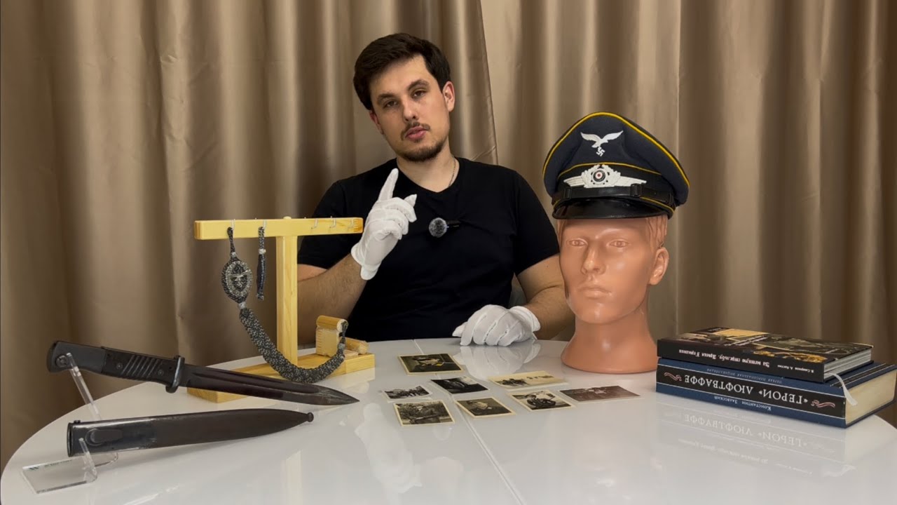 Фуражка пилота парашютиста Люфтваффе | Германия | Вторая Мировая война