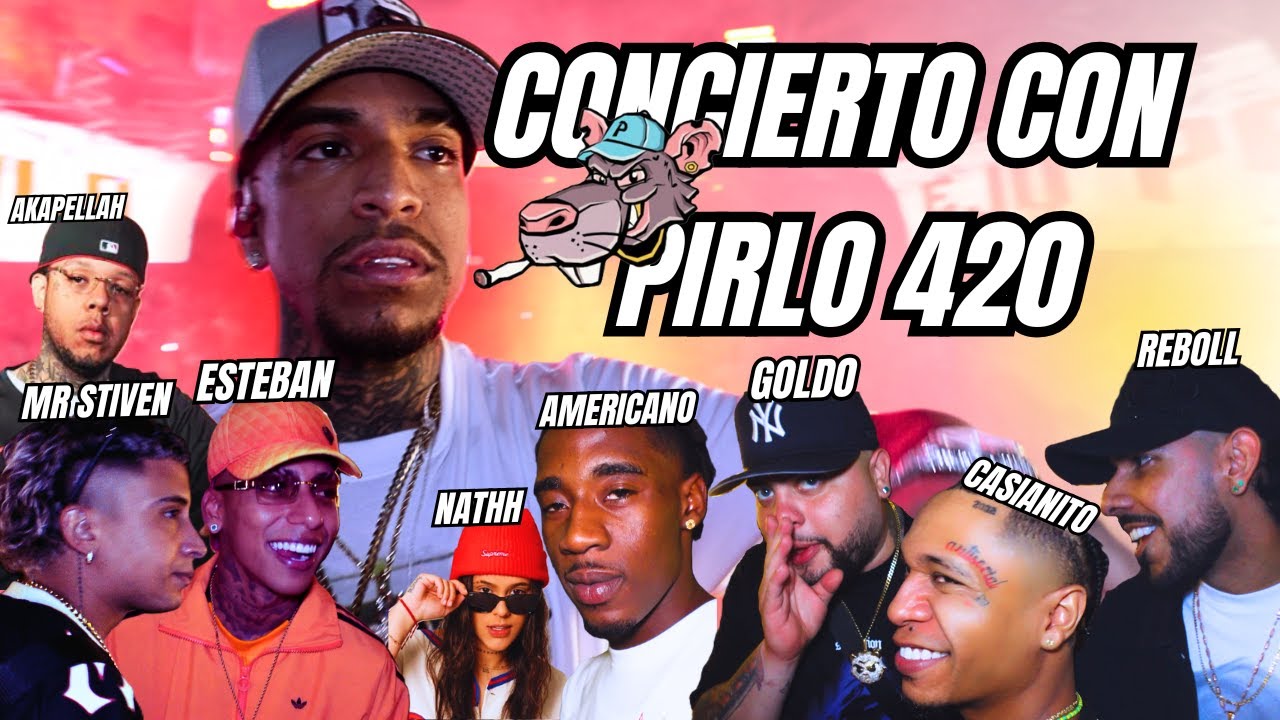 PIRLO 420 EN CALI | vlog oficial CONCIERTO en  LIVING 1 AGOSTO | CALI CARTEL me INVITA A VLOGGEAR 🔥
