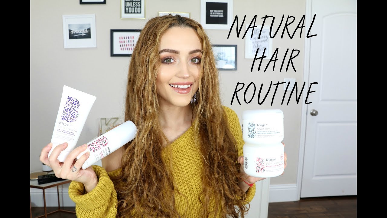 Hair Care Routine using Briogeo