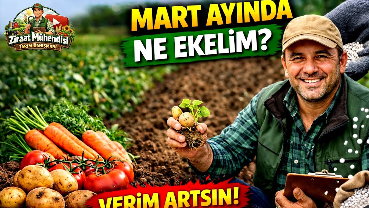 Mart Ayında Bu Sebzeleri Ekmezsen Büyük Hata❗ Verimi 2 Kat Artıran Ekim, Gübreleme ve Bakım Sırları