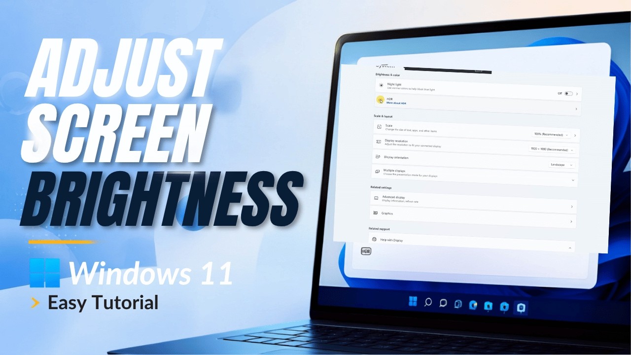 How to Adjust Screen Brightness (2026 GUIDE) Windows 11