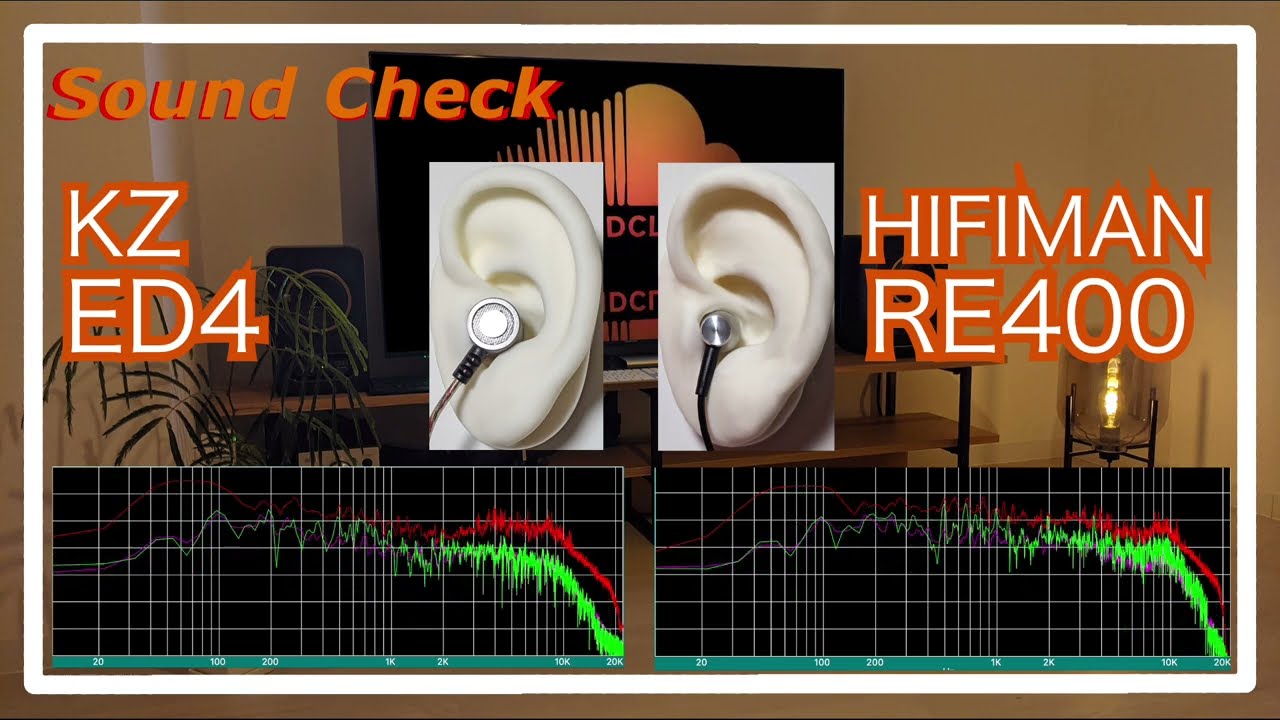 KZ ED4 vs HIFIMAN RE400 [IEMs Chinese In-Ear Sound Comparison 中華イヤホン音比較]