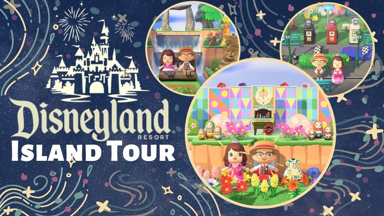 MINDBLOWING DISNEYLAND RECREATED Island Tour! - Animal Crossing New Horizons